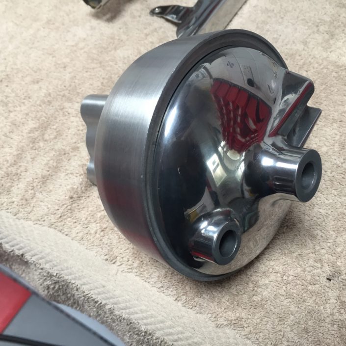 17 restoring the wheel hubs onthe lathe4440