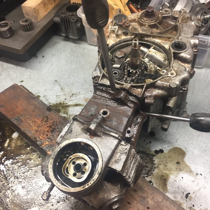 monkey bike before repaire engines4459