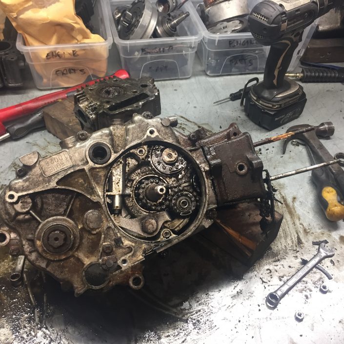 monkey bike before repaire engines4464