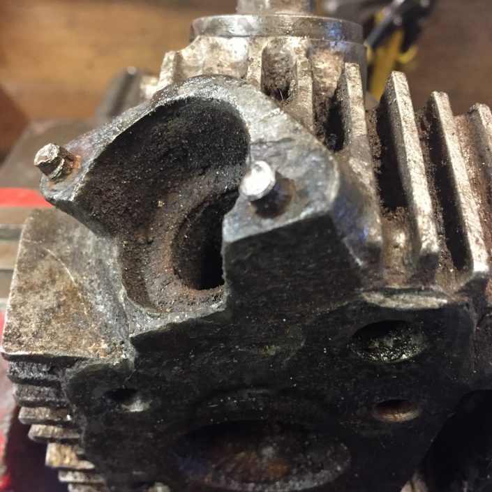 monkey bike before repaire engines4471